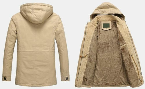 MKR Hooded Military Style Coat