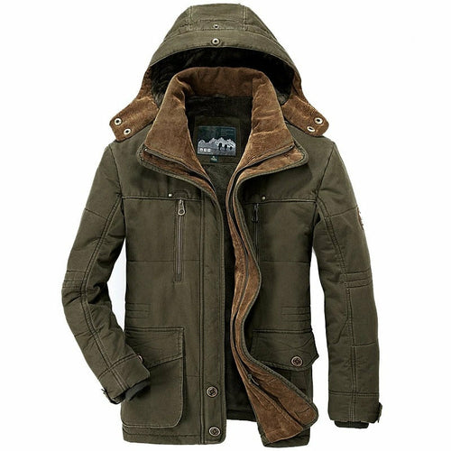 MKR Hooded Winter Parka Coat