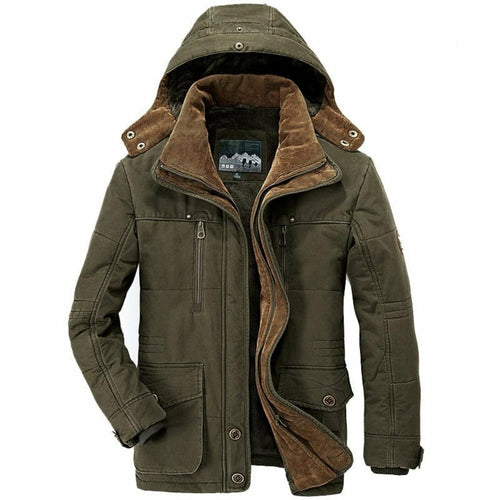 MKR Hooded Winter Parka Coat
