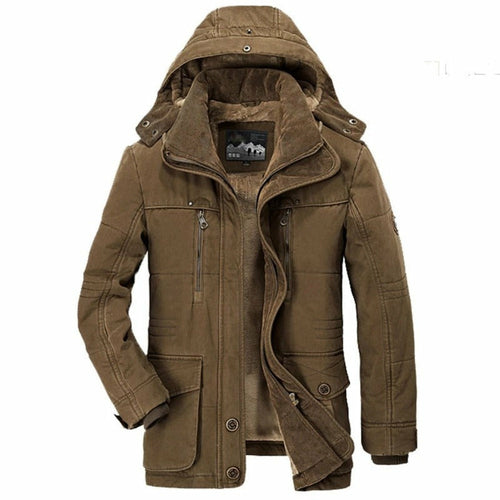 MKR Hooded Winter Parka Coat