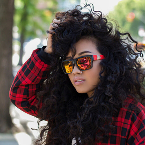 MKR X Jase New York Carter Sunglasses in Varsity Red