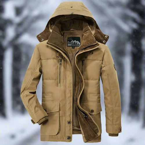 MKR Hooded Winter Parka Coat