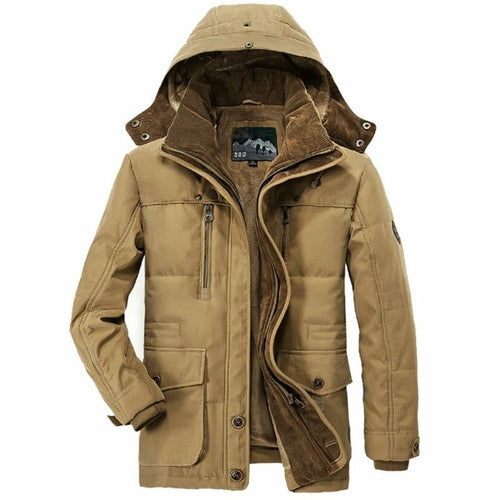 MKR Hooded Winter Parka Coat