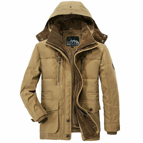 MKR Hooded Winter Parka Coat