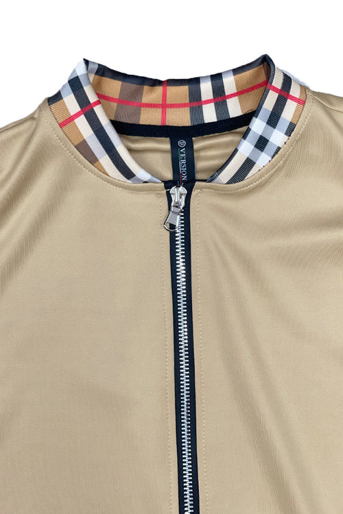 MKR Checkered Track Jacket Set