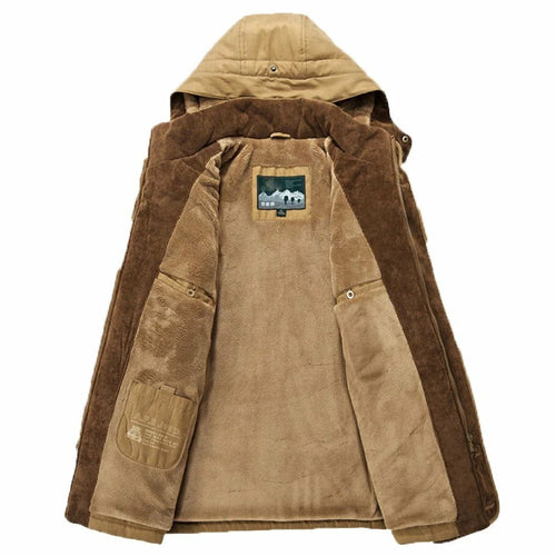 MKR Hooded Winter Parka Coat