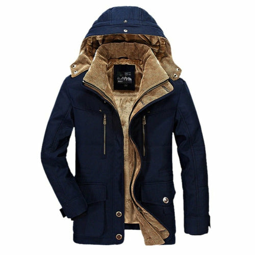 MKR Hooded Winter Parka Coat