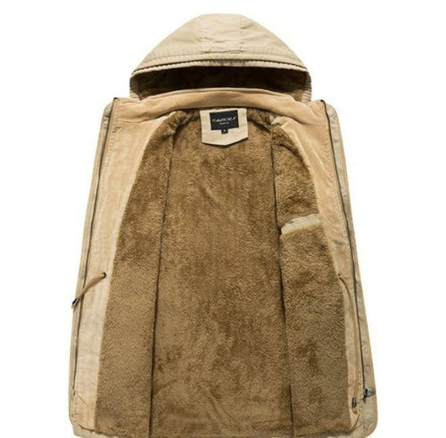 MKR Hooded Military Style Coat